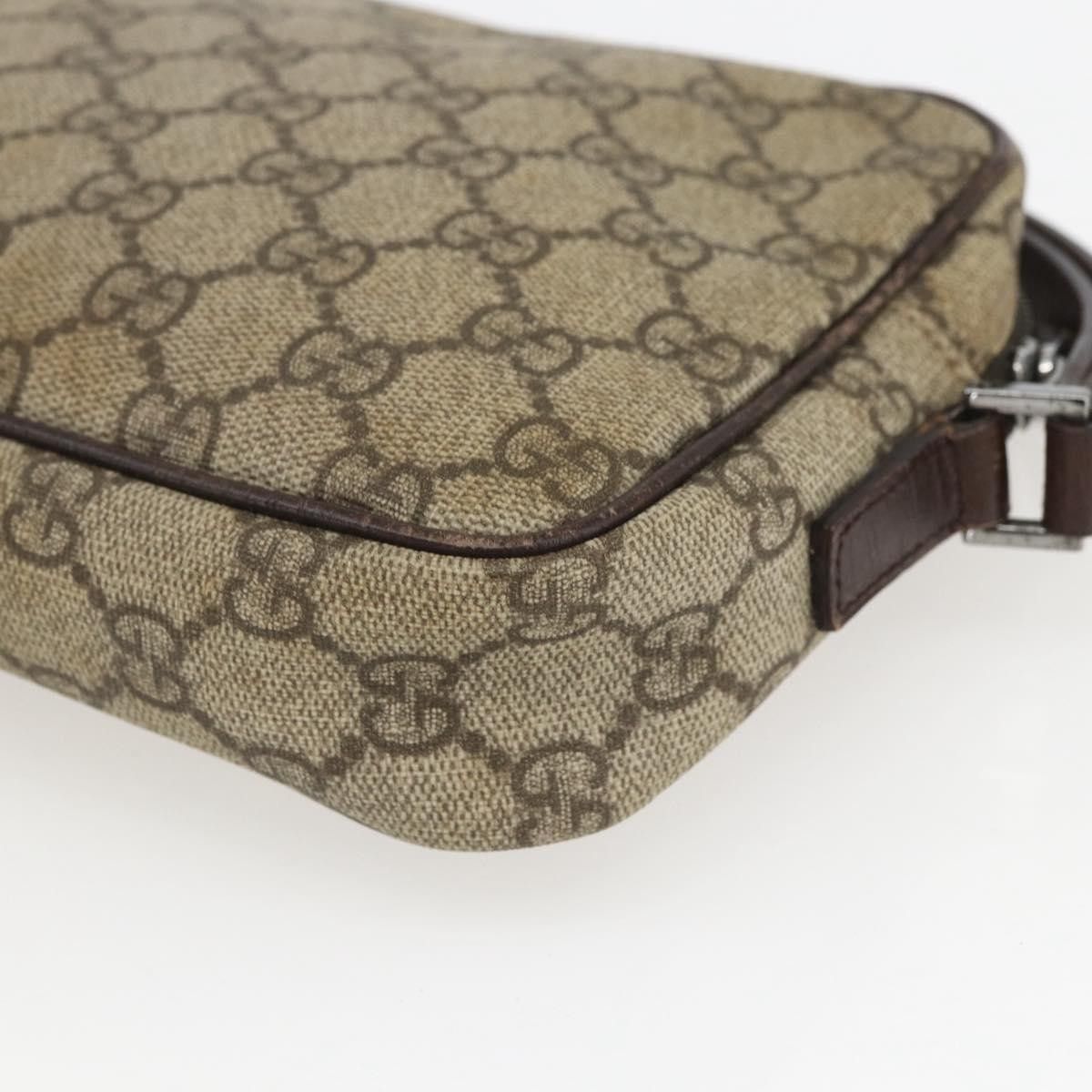 Gucci Gucci Wristlet Clutch GG Coated Canvas Size ONE SIZE - 10 Thumbnail