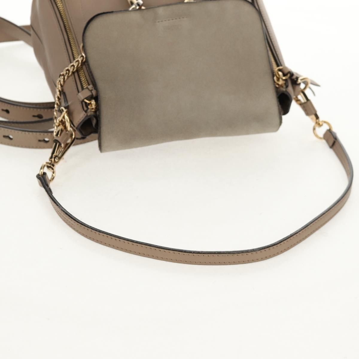 Chloe Chloe Faye Backpack Leather and Suede Size ONE SIZE - 22 Thumbnail