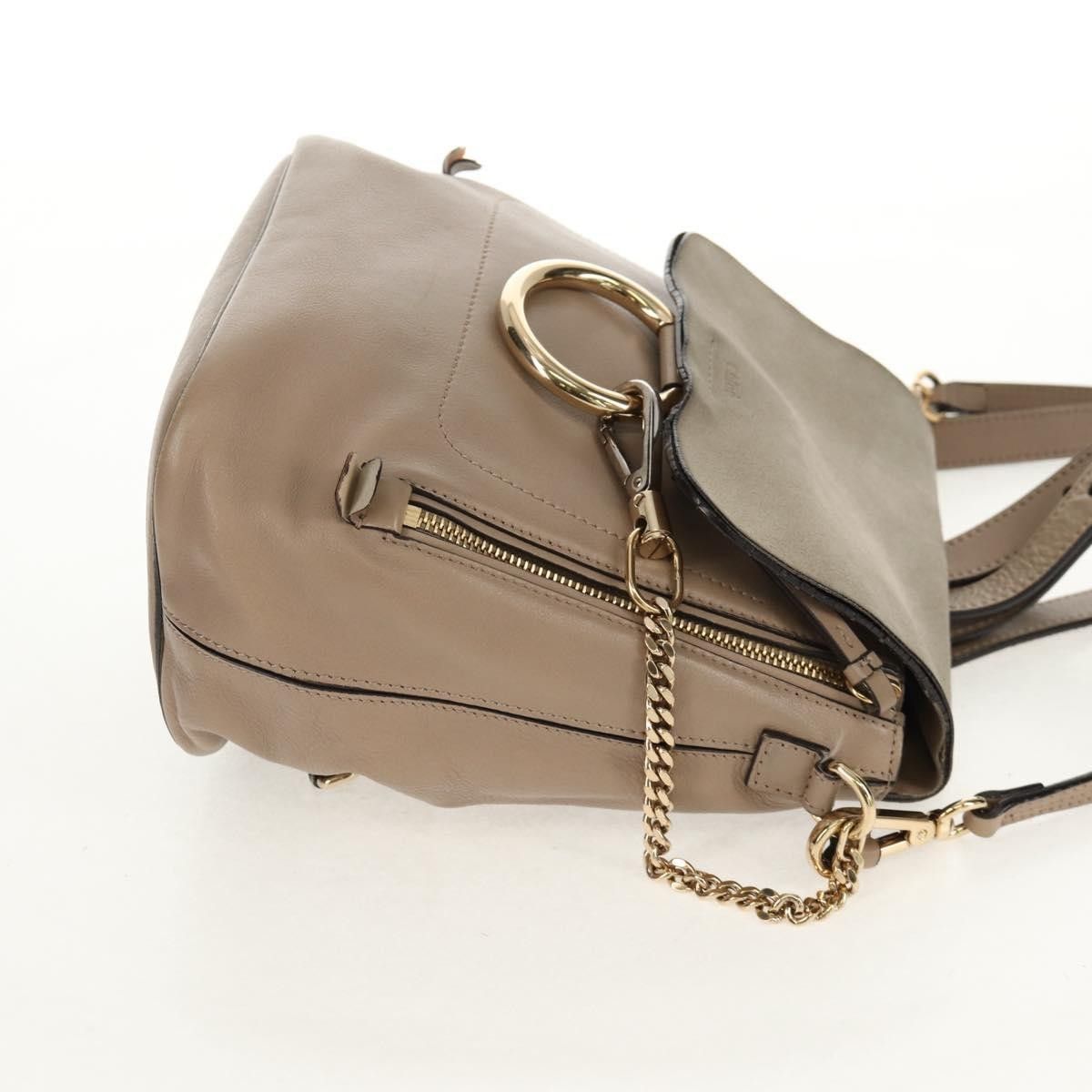 Chloe Chloe Faye Backpack Leather and Suede Size ONE SIZE - 4 Thumbnail