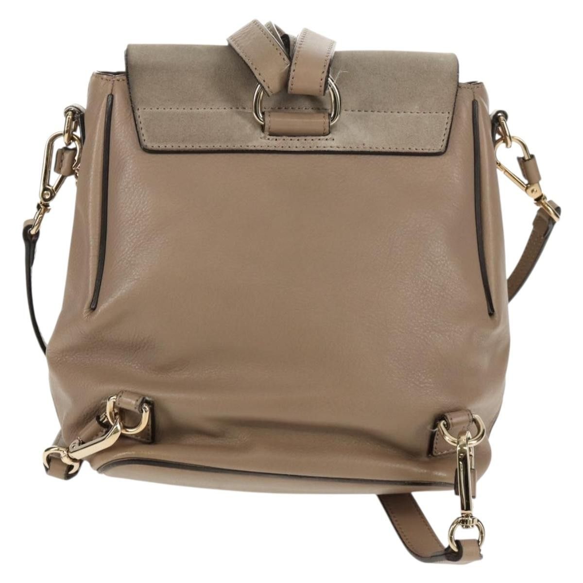 Chloe Chloe Faye Backpack Leather and Suede Size ONE SIZE - 2 Thumbnail