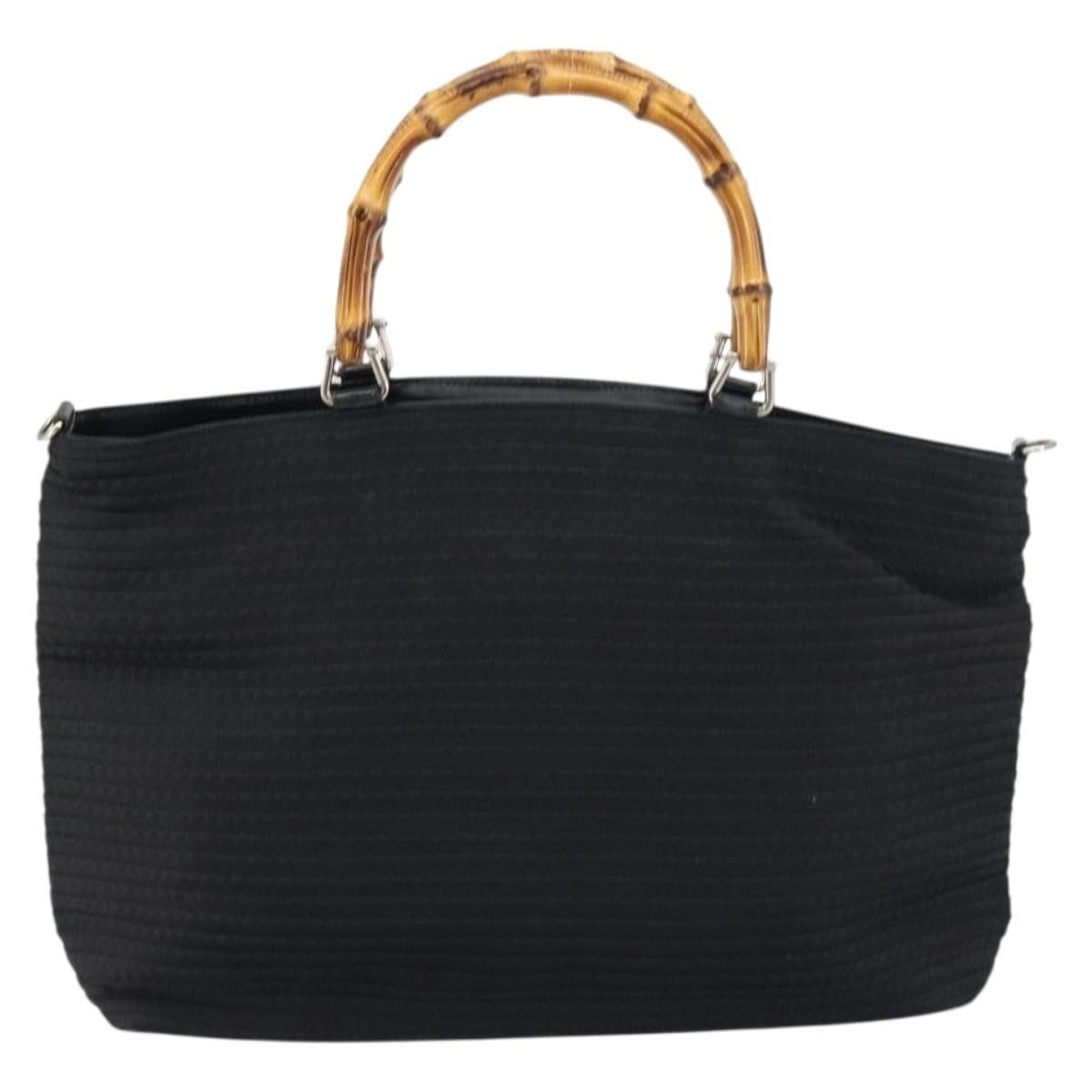 Gucci Gucci Vintage Bamboo Handle Nylon Size ONE SIZE - 2 Thumbnail