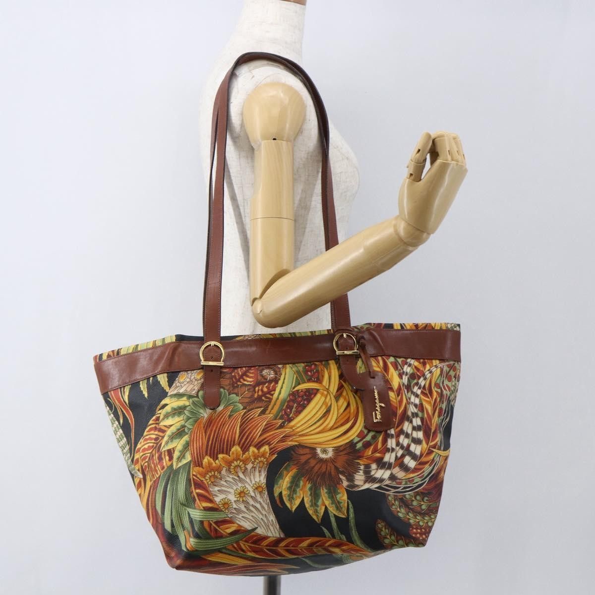 Salvatore Ferragamo Salvatore Ferragamo Flower tote Canvas Size ONE SIZE - 13 Thumbnail