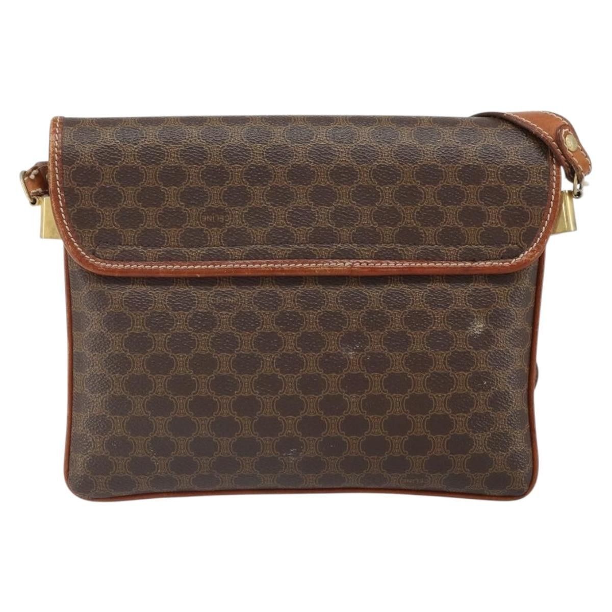 Celine Celine Vintage Macadam Canvas and Leather Size ONE SIZE - 2 Thumbnail