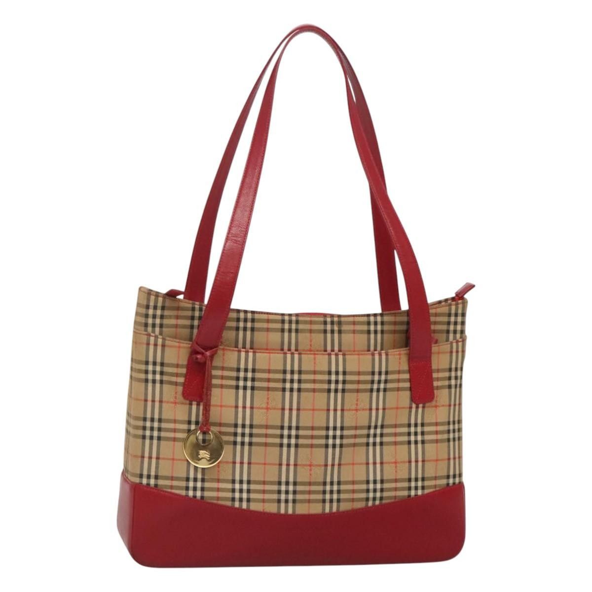 Burberry Burberry Nova Check Tote Canvas and Leather Size ONE SIZE - 20 Thumbnail