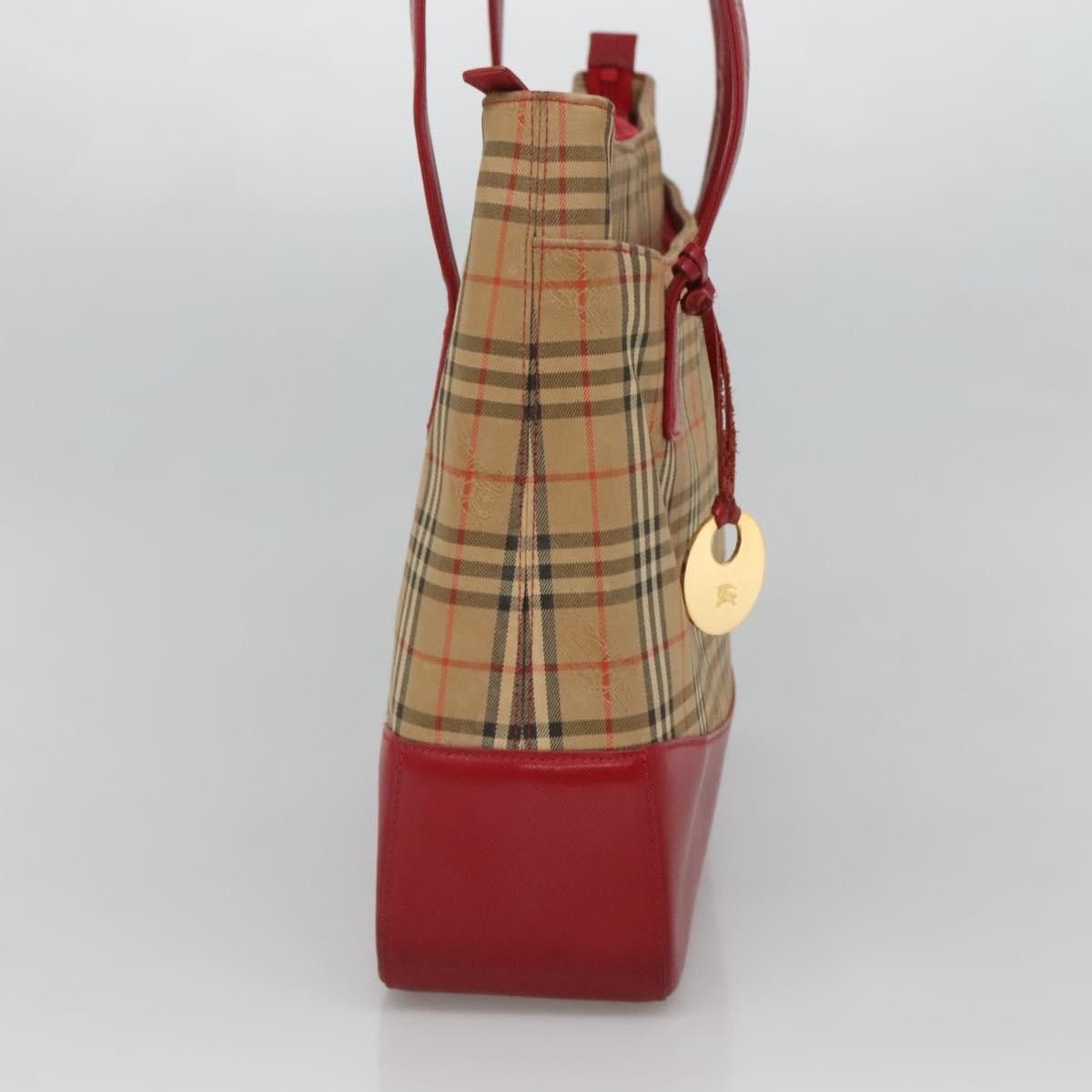 Burberry Burberry Nova Check Tote Canvas and Leather Size ONE SIZE - 3 Thumbnail