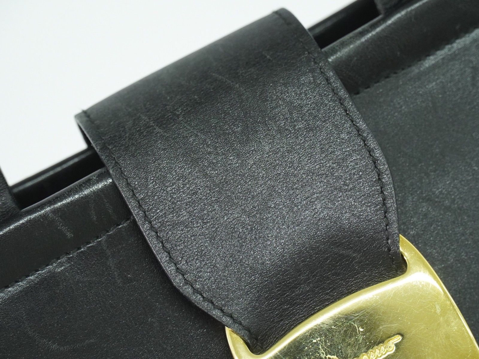 Salvatore Ferragamo Salvatore Ferragamo Vala Leather Size ONE SIZE - 13 Thumbnail