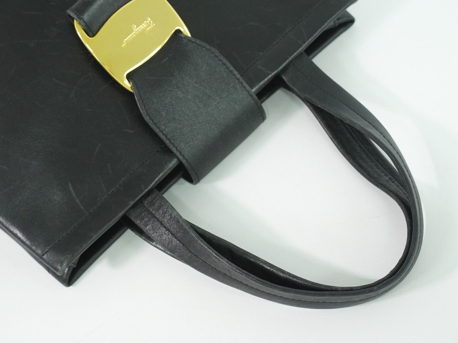 Salvatore Ferragamo Salvatore Ferragamo Vala Leather Size ONE SIZE - 6 Thumbnail