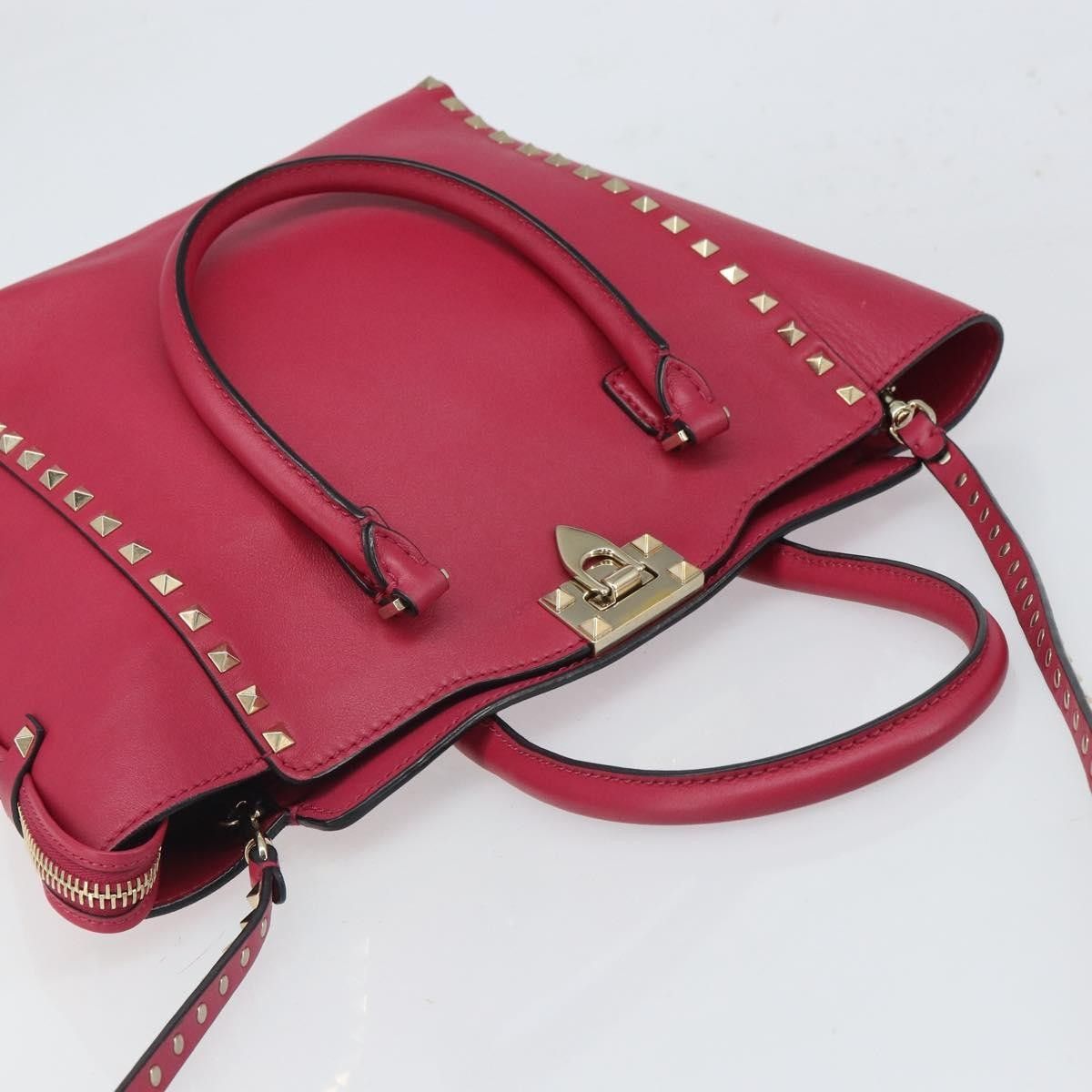 Valentino Valentino Garavani Rockstud Tote Rigid Leather Size ONE SIZE - 15 Thumbnail