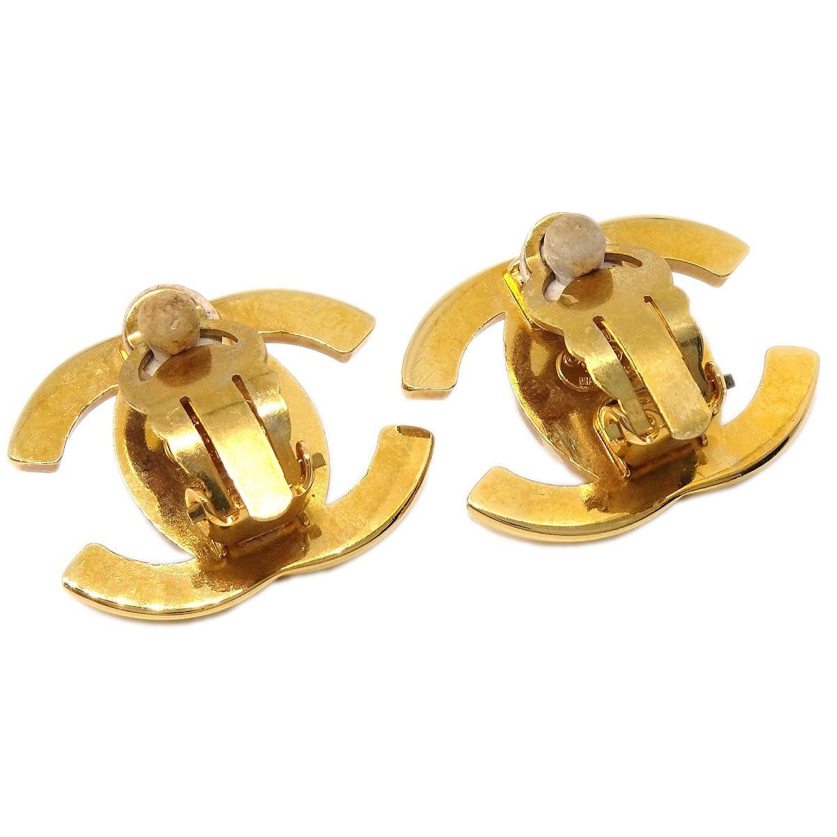 Chanel Chanel CC Turnlock Clip-On Earrings Metal Size ONE SIZE - 2 Thumbnail