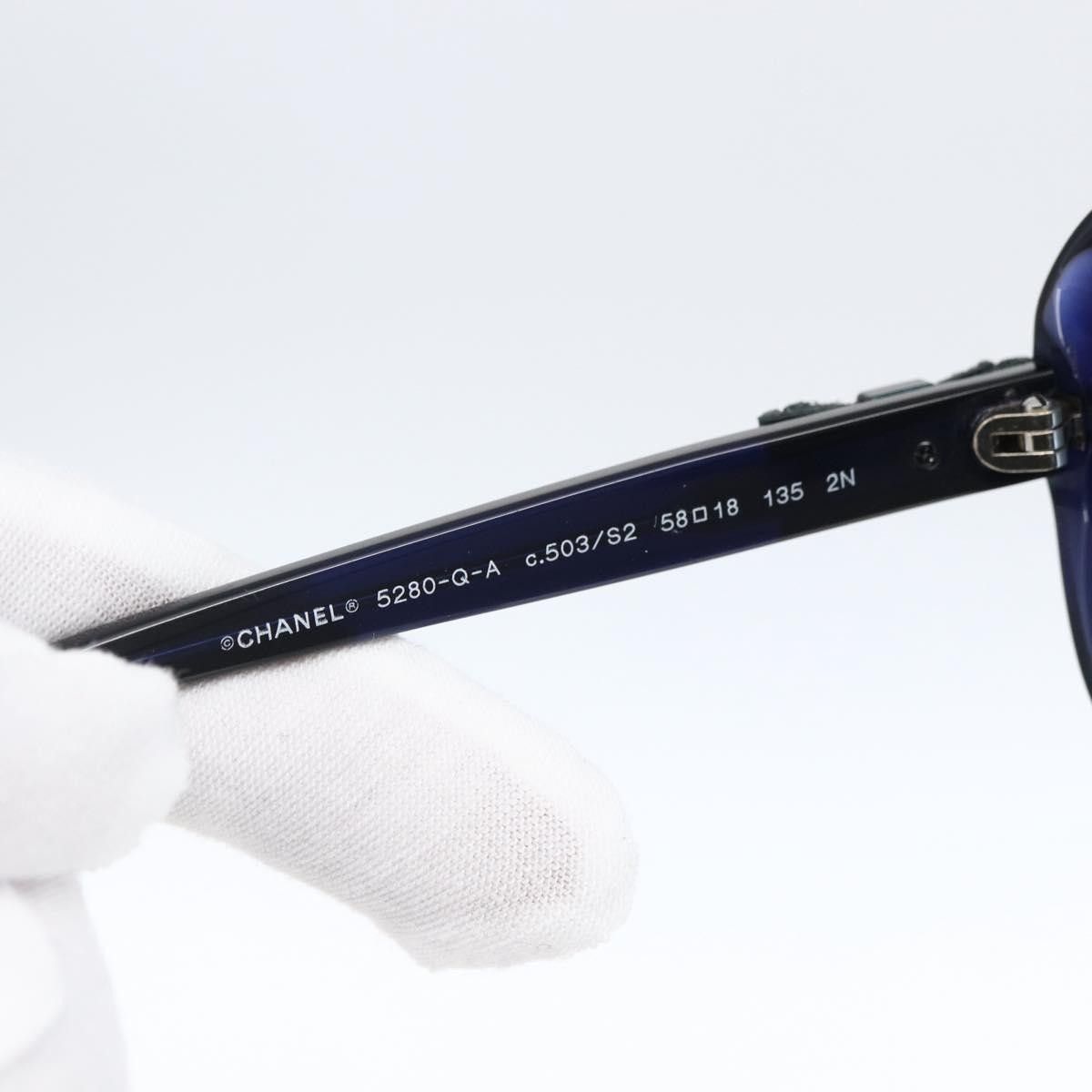 Chanel Chanel Logo CC Sunglasses Plastic Size ONE SIZE - 5 Thumbnail
