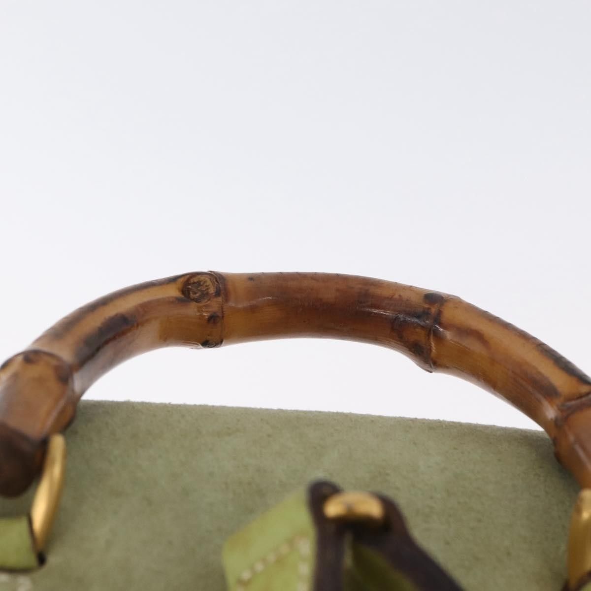 Gucci Gucci Gucci bamboo backpack daim Size ONE SIZE - 15 Thumbnail