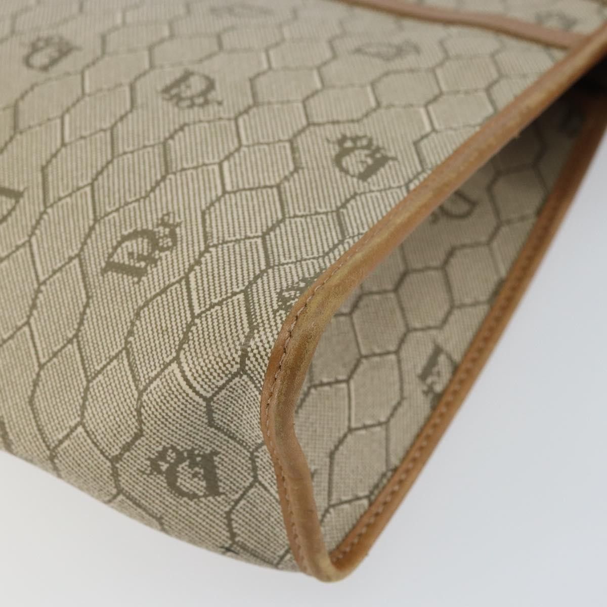 Dior Christian Dior Vintage Honeycomb Zip Canvas and Leather Size ONE SIZE - 7 Thumbnail