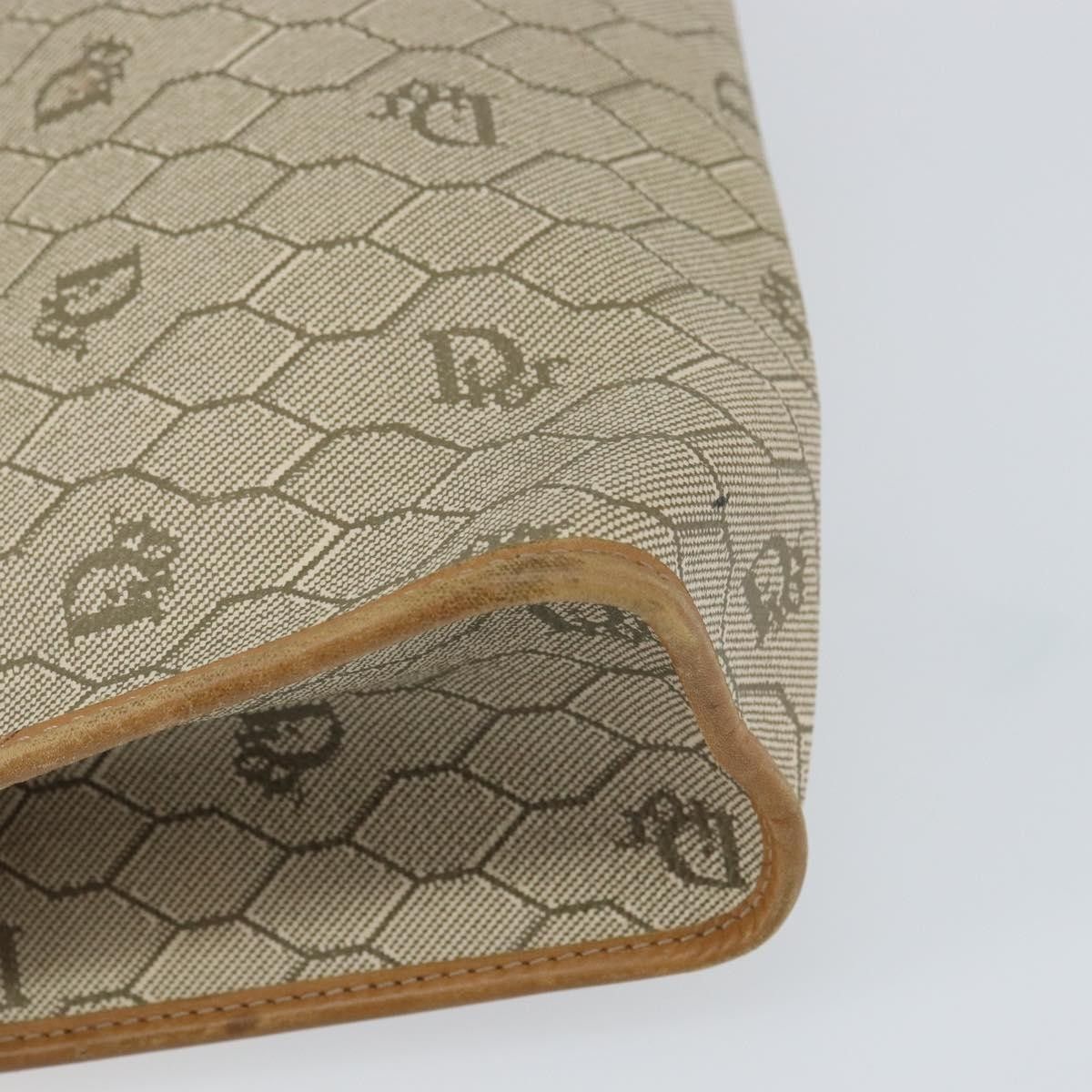 Dior Christian Dior Vintage Honeycomb Zip Canvas and Leather Size ONE SIZE - 10 Thumbnail