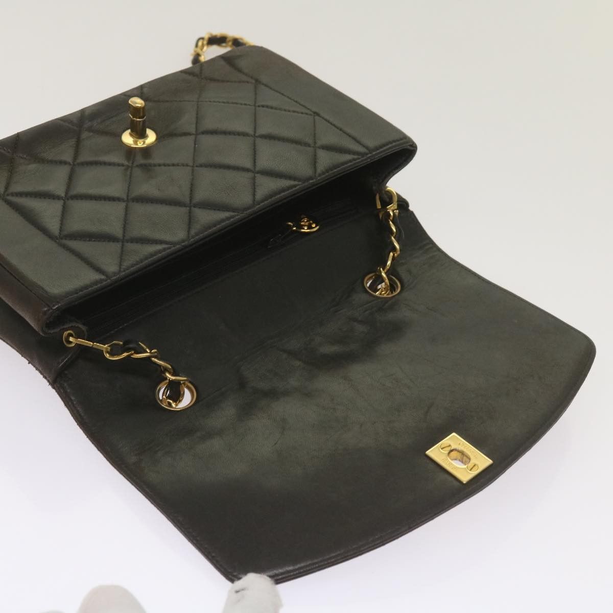 Chanel Chanel Vintage Diana Flap Quilted Lambskin Size ONE SIZE - 9 Thumbnail