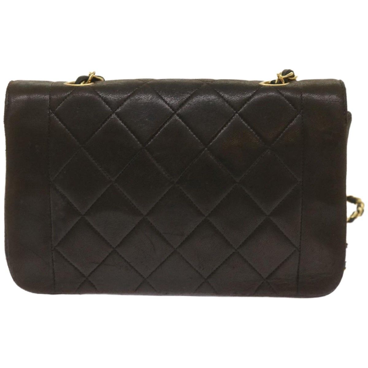 Chanel Chanel Vintage Diana Flap Quilted Lambskin Size ONE SIZE - 3 Thumbnail