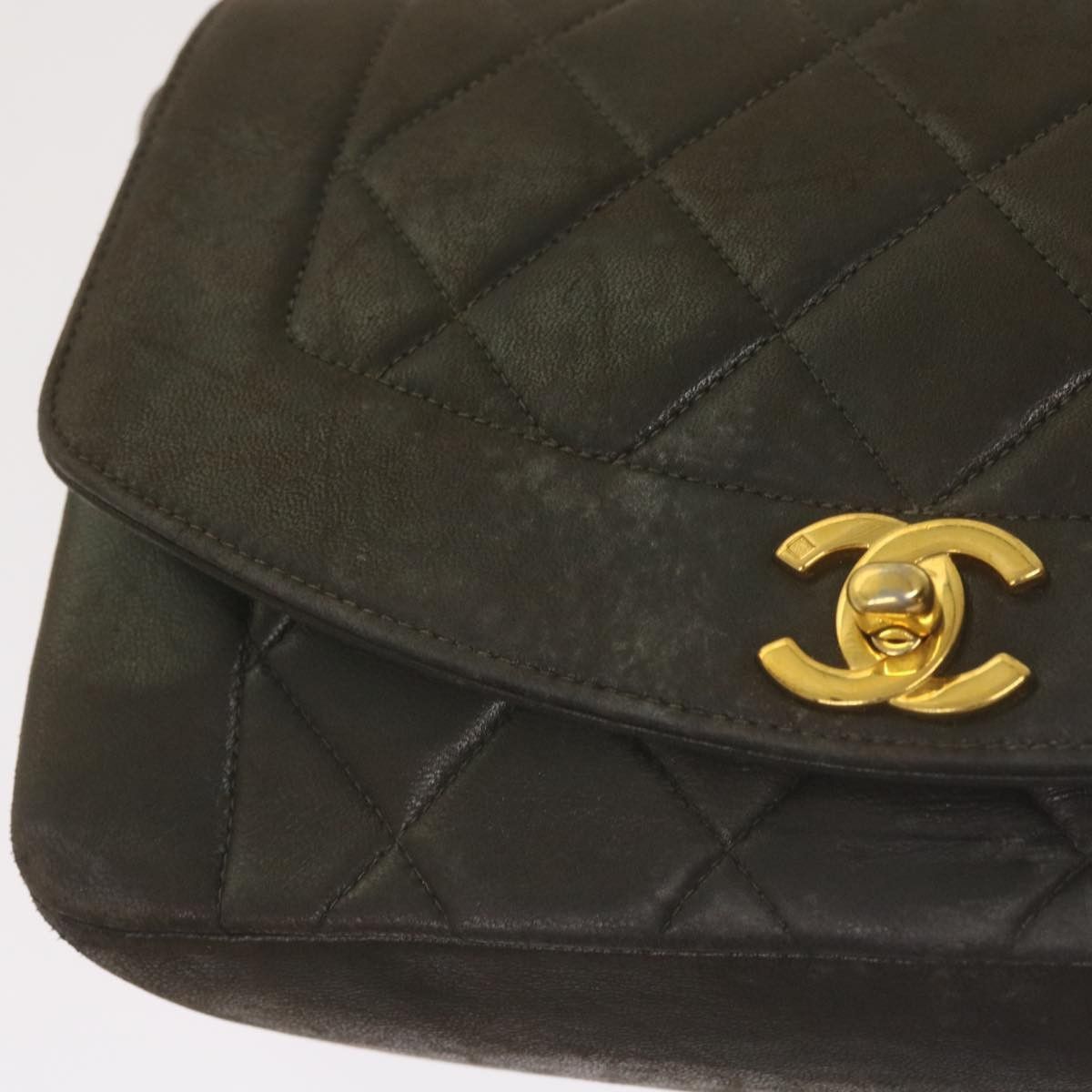 Chanel Chanel Vintage Diana Flap Quilted Lambskin Size ONE SIZE - 2 Thumbnail