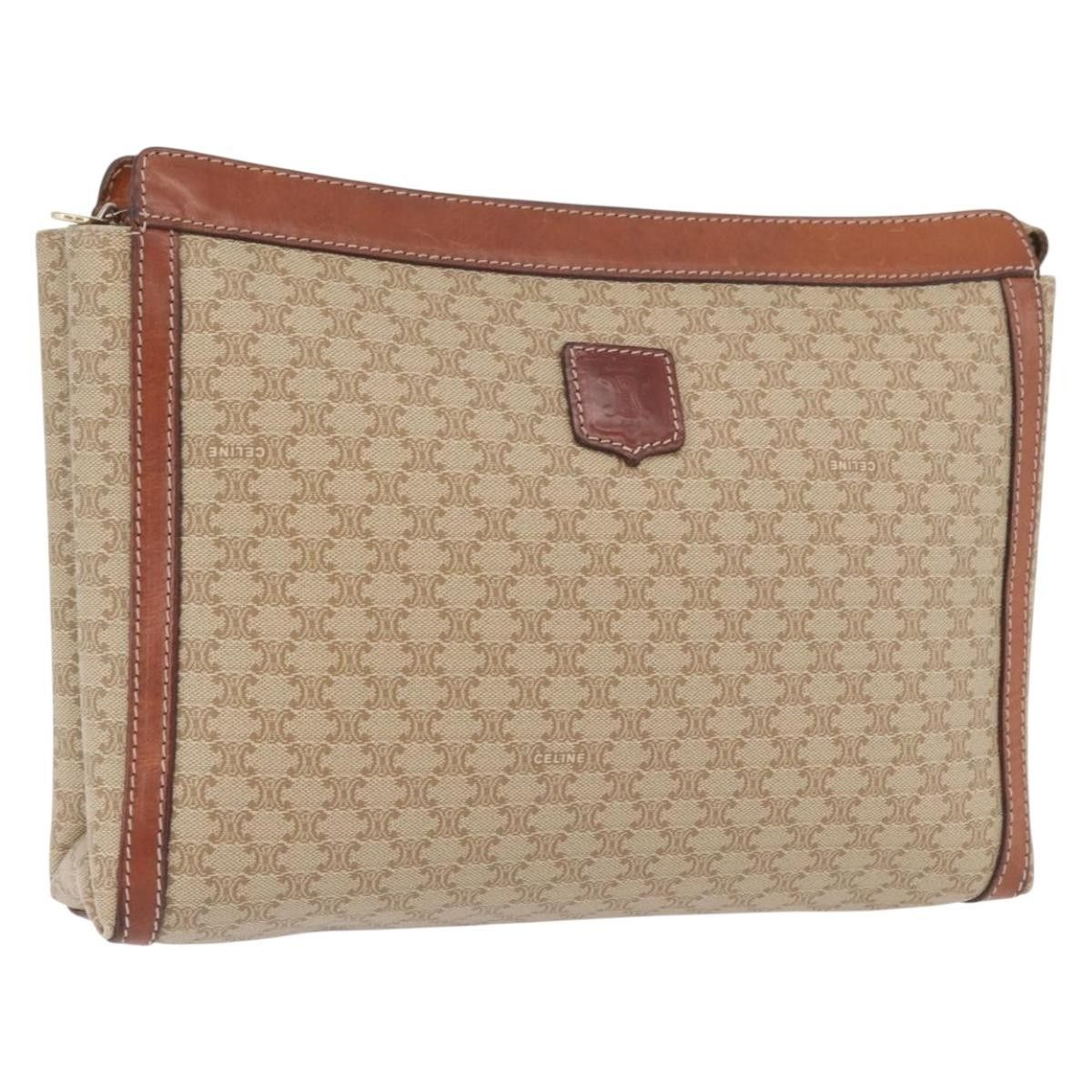 Celine Celine Macadam Pochette Canvas and Leather Size ONE SIZE - 13 Thumbnail