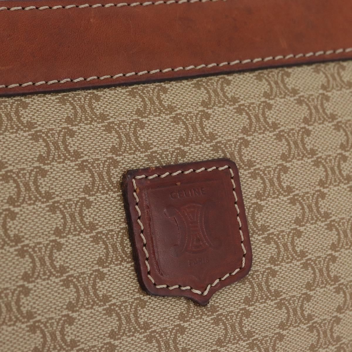 Celine Celine Macadam Pochette Canvas and Leather Size ONE SIZE - 16 Thumbnail