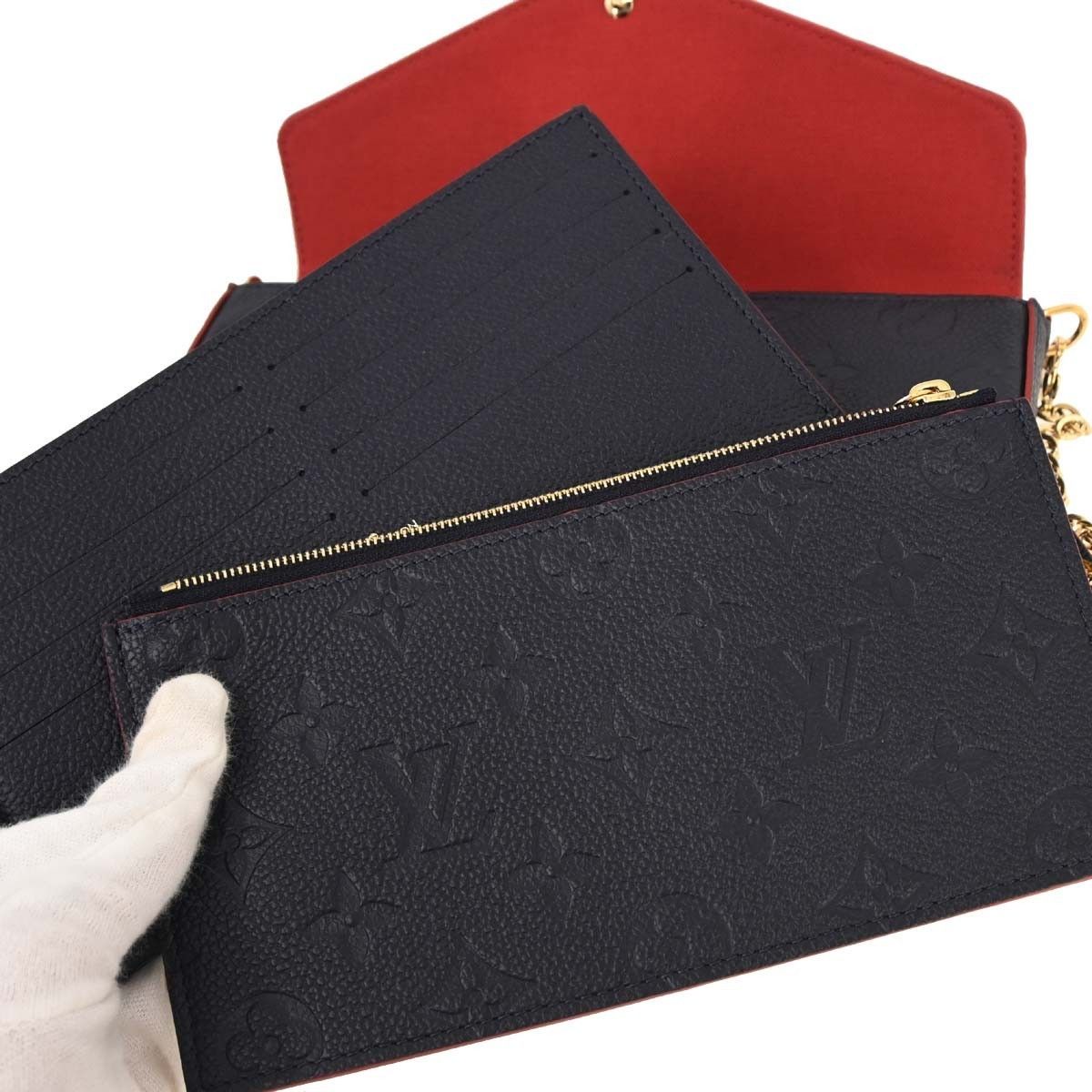 Louis Vuitton Louis Vuitton Felicie Pochette Monogram Empreinte Leather Size ONE SIZE - 10 Thumbnail