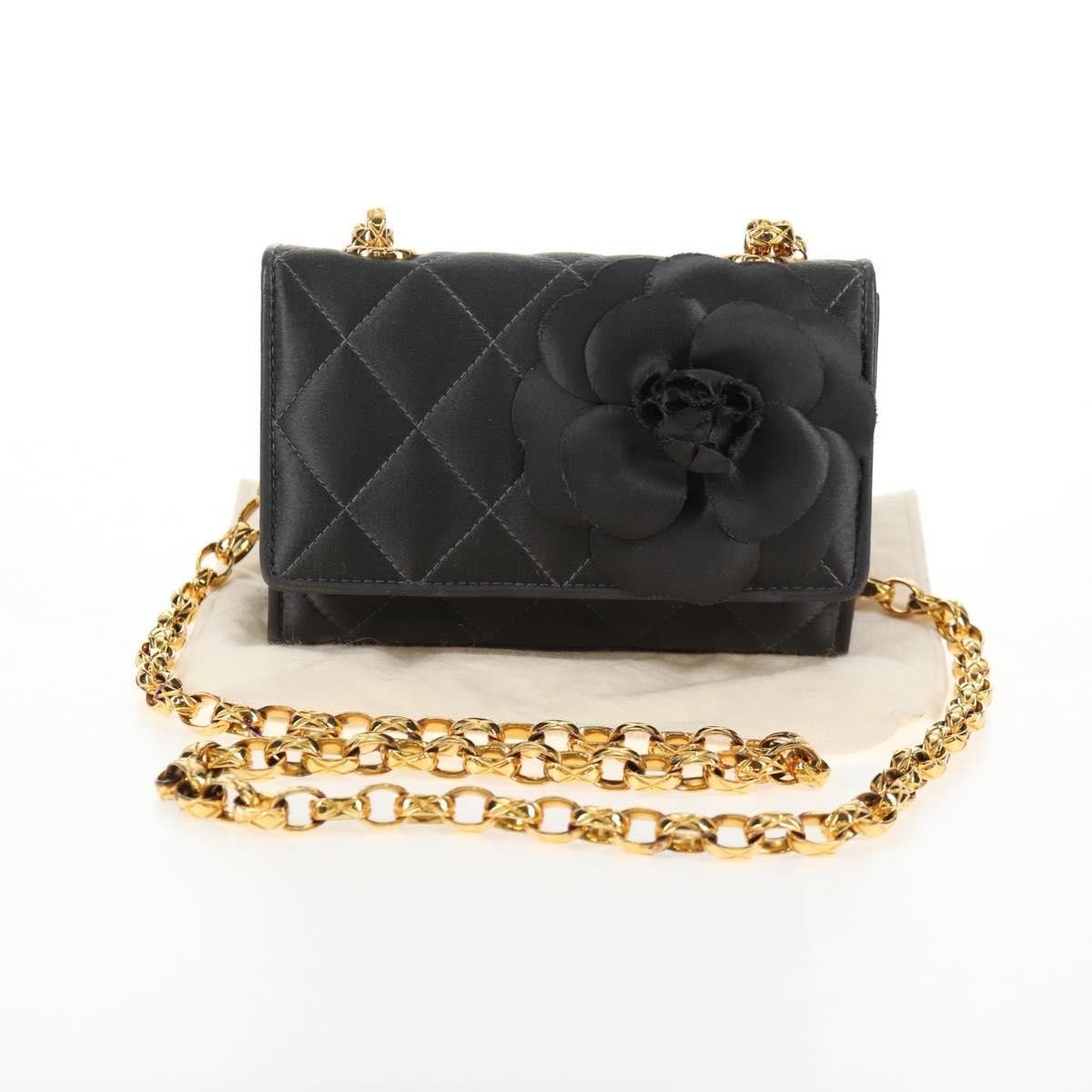 Chanel Chanel Vintage Camellia Flap Satin Size ONE SIZE - 13 Thumbnail