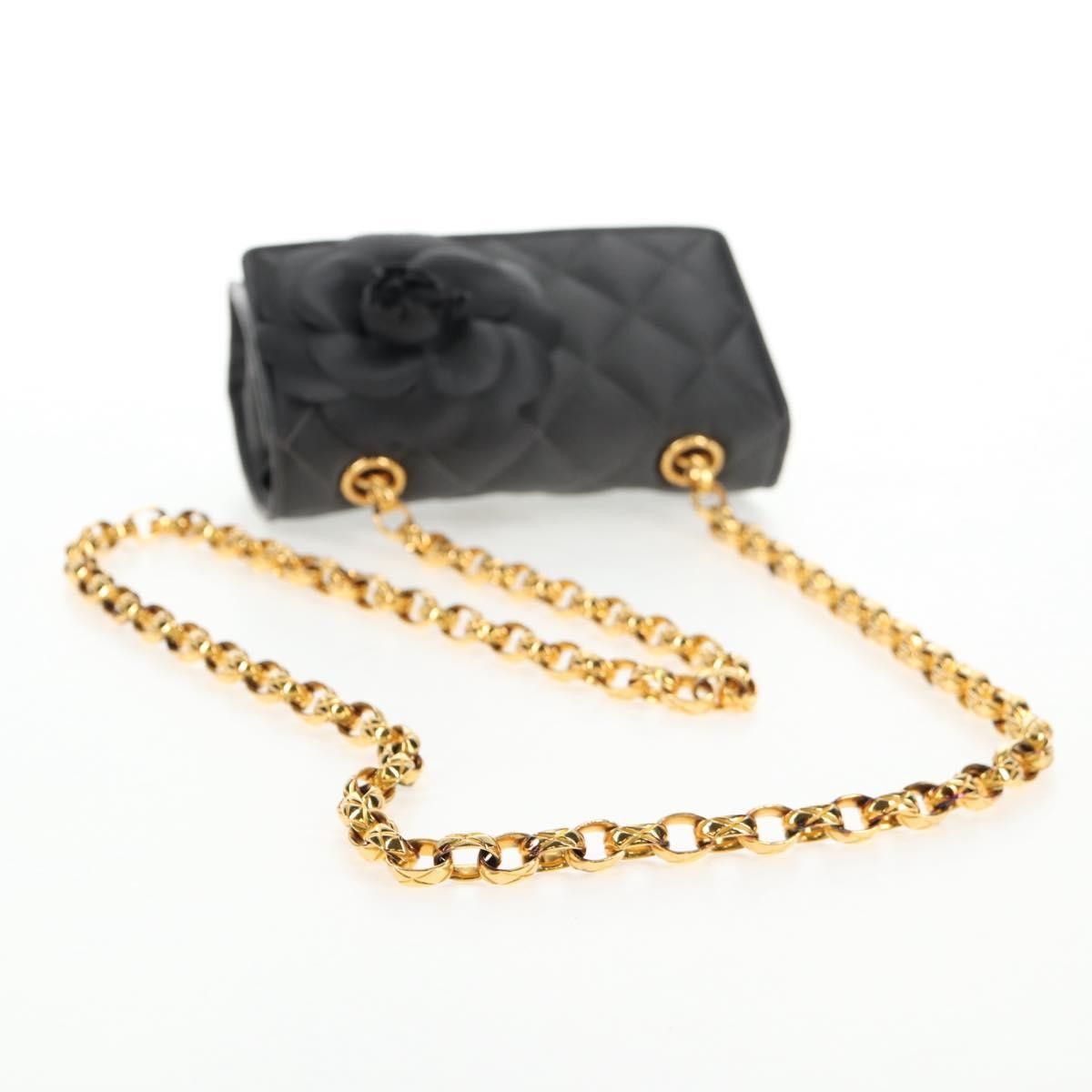 Chanel Chanel Vintage Camellia Flap Satin Size ONE SIZE - 8 Thumbnail