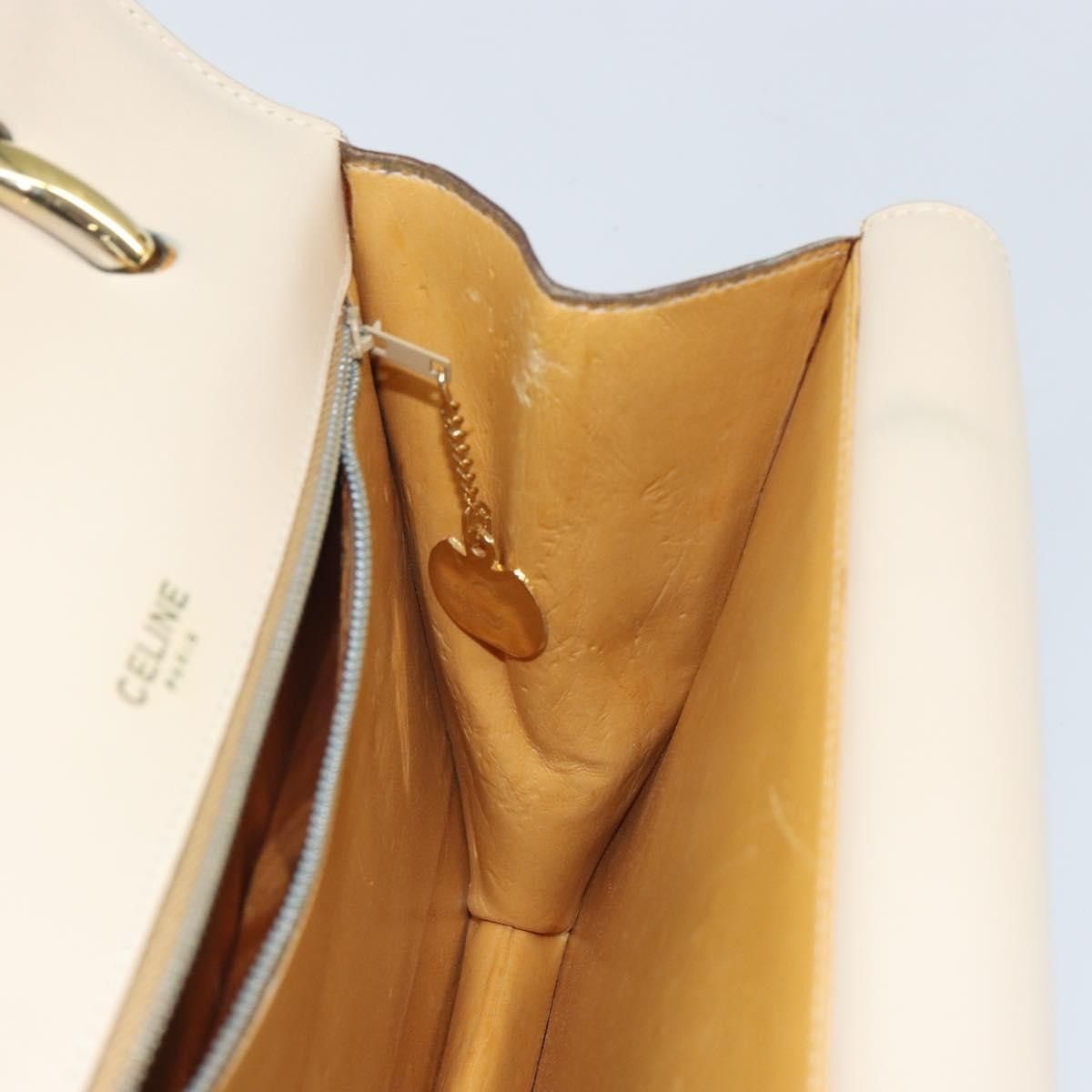 Celine Celine Vintage Top Handle Glazed Leather Size ONE SIZE - 19 Thumbnail