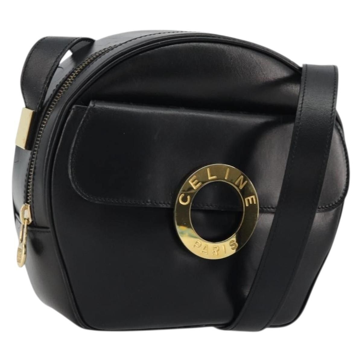 Celine Celine Circle Logo Shoulder Bag Leather Size ONE SIZE - 17 Thumbnail