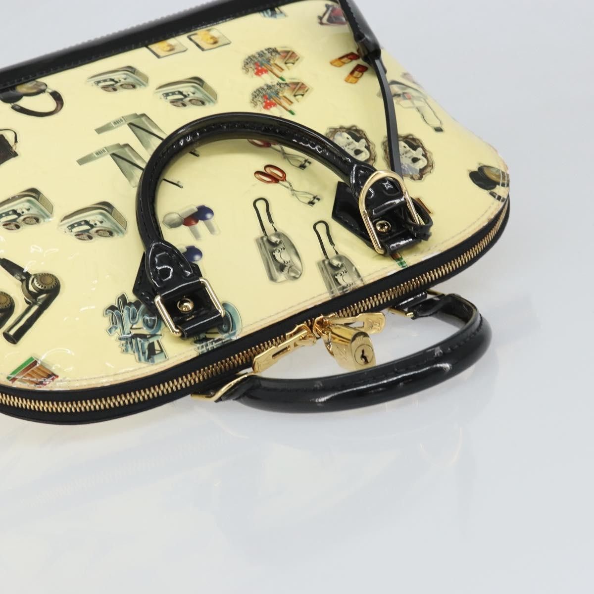 Louis Vuitton Louis Vuitton Alma Handbag Limited Edition Stickers Monogram Vernis Size ONE SIZE - 19 Thumbnail