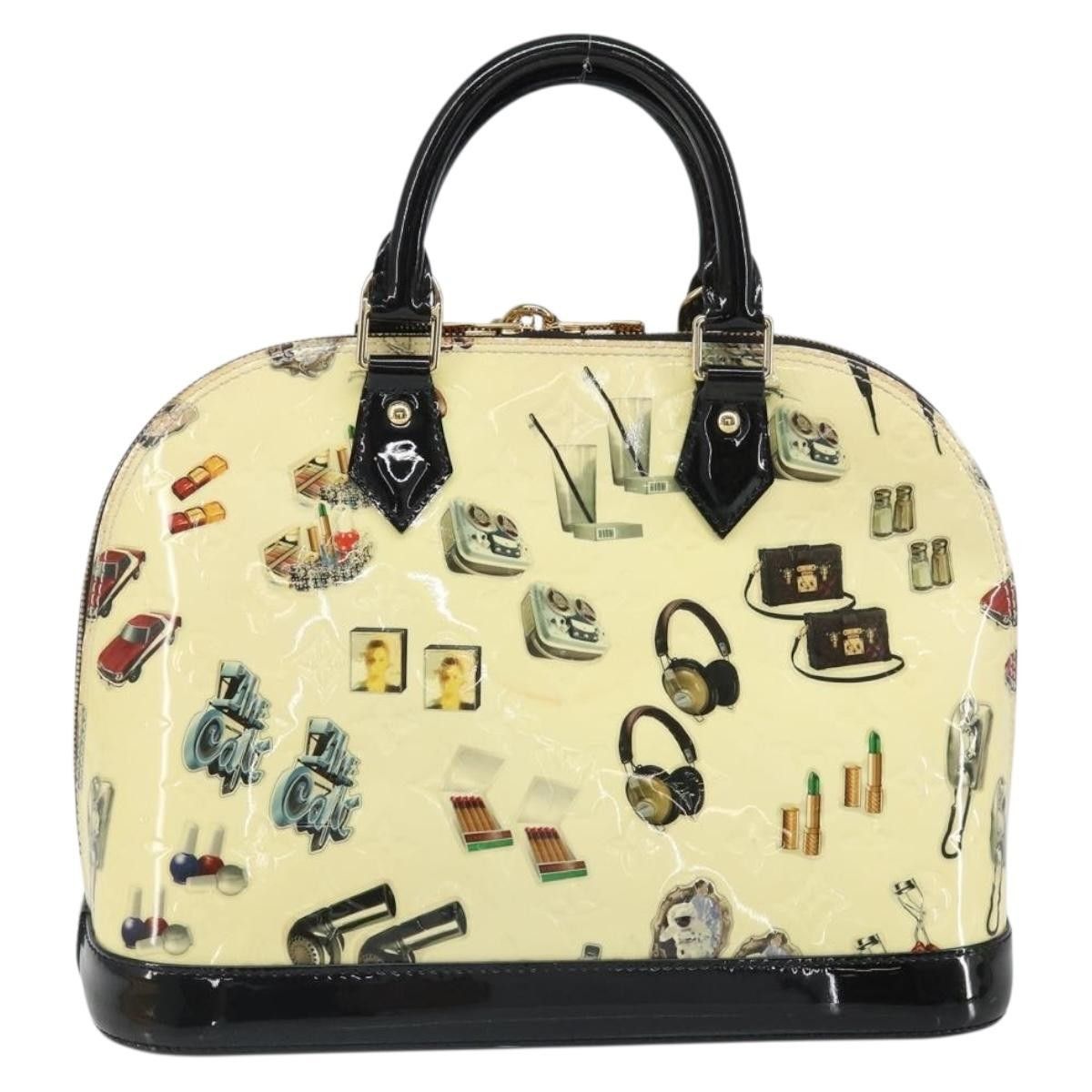 Louis Vuitton Louis Vuitton Alma Handbag Limited Edition Stickers Monogram Vernis Size ONE SIZE - 2 Thumbnail