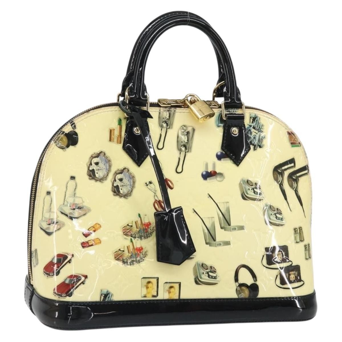 Louis Vuitton Louis Vuitton Alma Handbag Limited Edition Stickers Monogram Vernis Size ONE SIZE - 18 Thumbnail