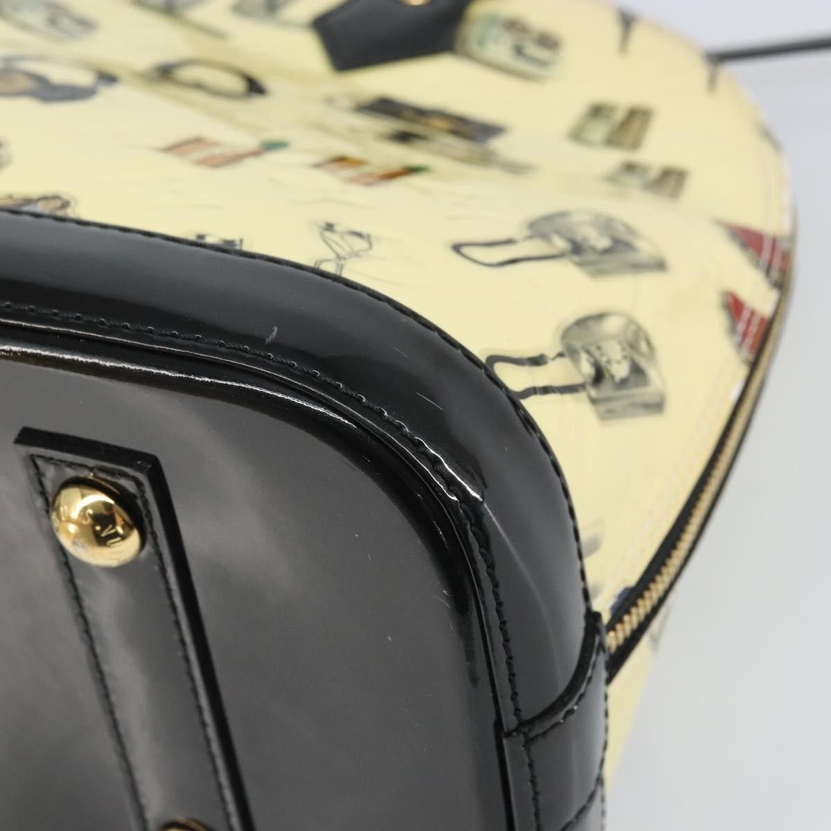 Louis Vuitton Louis Vuitton Alma Handbag Limited Edition Stickers Monogram Vernis Size ONE SIZE - 9 Thumbnail