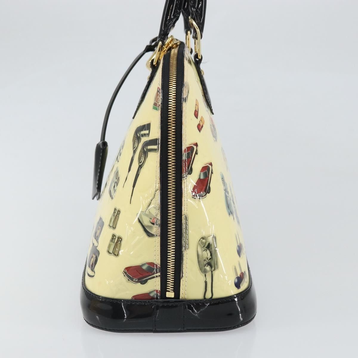 Louis Vuitton Louis Vuitton Alma Handbag Limited Edition Stickers Monogram Vernis Size ONE SIZE - 4 Thumbnail