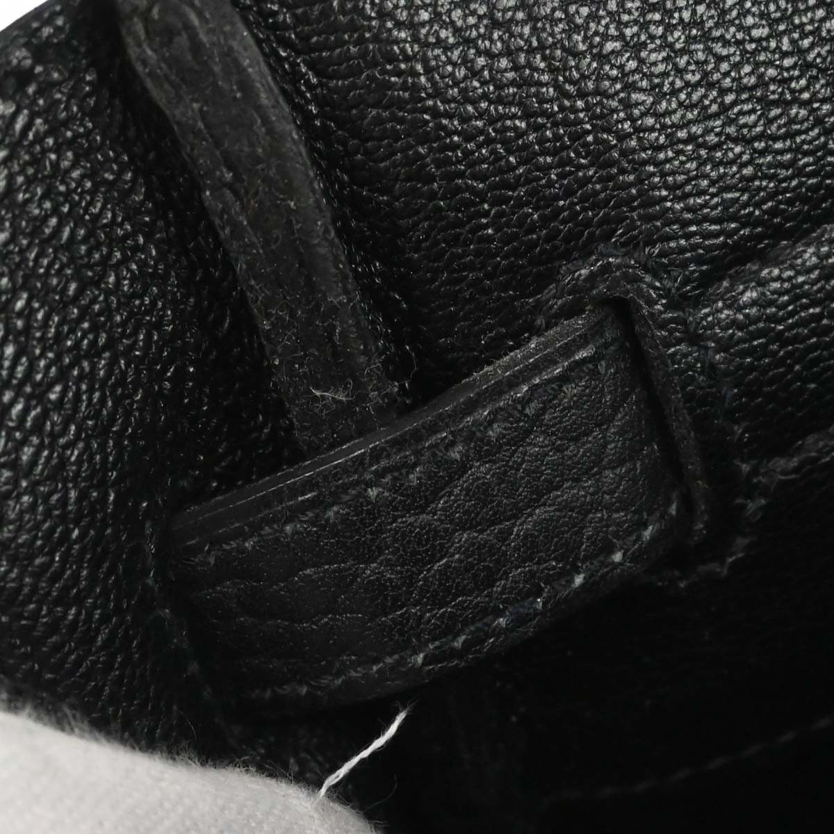 Hermes Hermes HAC Birkin Black Fjord with Palladium Hardware Size ONE SIZE - 14 Thumbnail