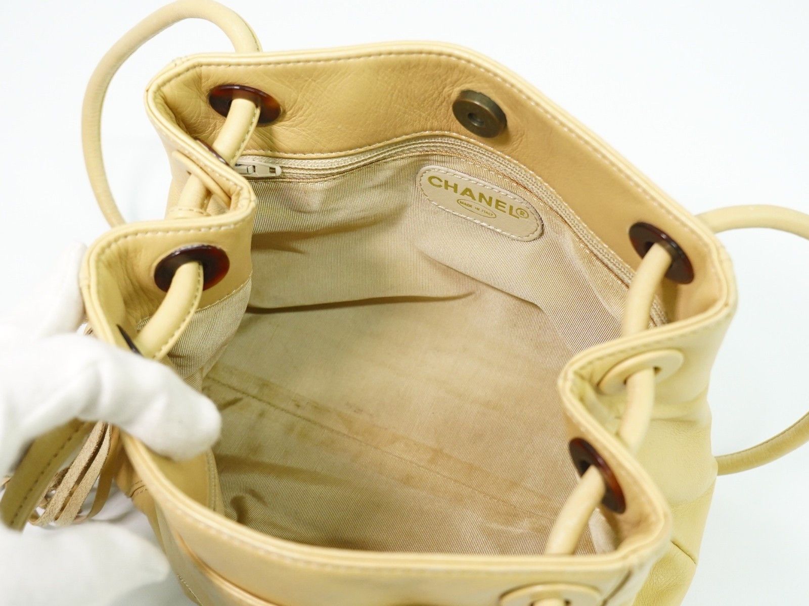 Chanel Chanel Vintage CC Tassel Lambskin Size ONE SIZE - 4 Thumbnail
