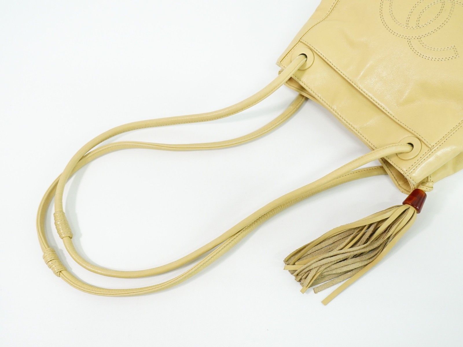 Chanel Chanel Vintage CC Tassel Lambskin Size ONE SIZE - 7 Thumbnail