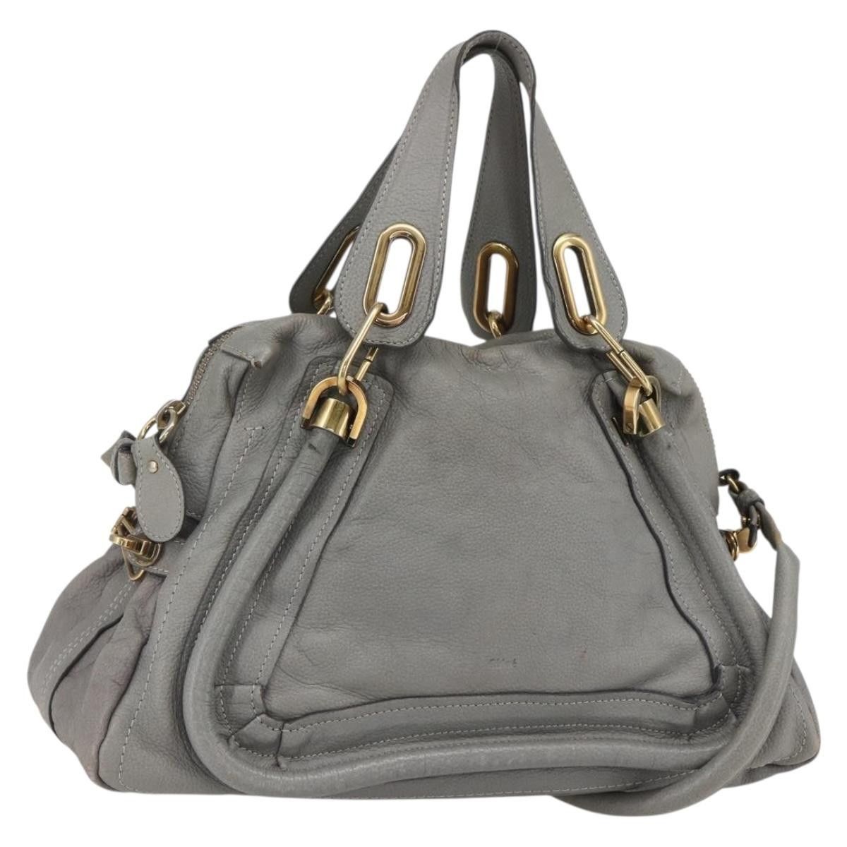 Chloe Chloe Paraty Top Handle Bag Leather Size ONE SIZE - 19 Thumbnail