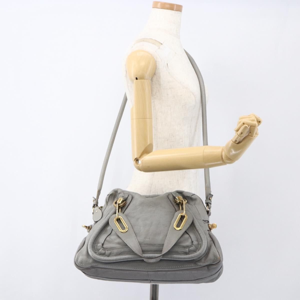 Chloe Chloe Paraty Top Handle Bag Leather Size ONE SIZE - 14 Thumbnail