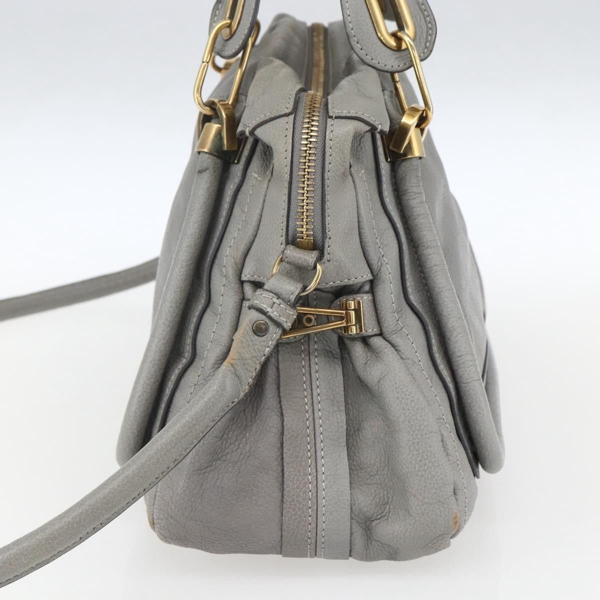 Chloe Chloe Paraty Top Handle Bag Leather Size ONE SIZE - 4 Thumbnail