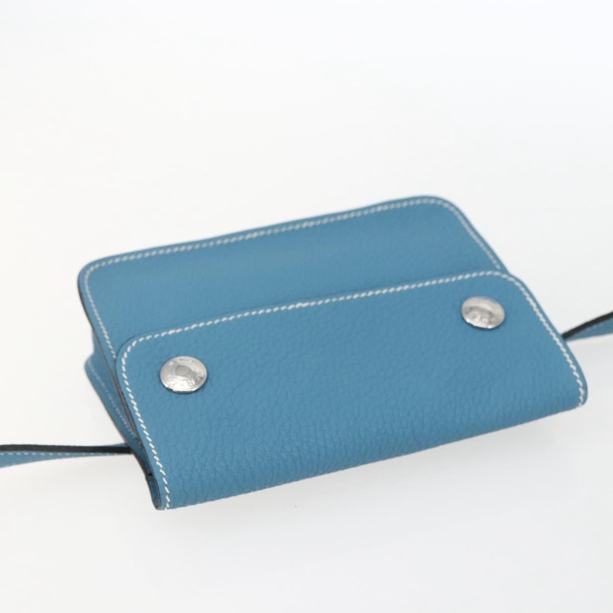 Hermes Hermes Pochette Green Waist Bag Leather Size ONE SIZE - 17 Thumbnail