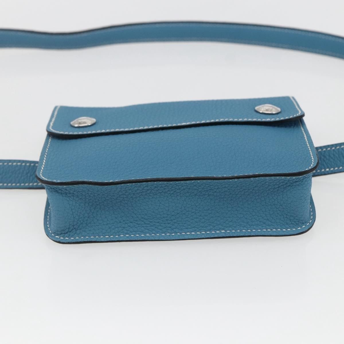 Hermes Hermes Pochette Green Waist Bag Leather Size ONE SIZE - 16 Thumbnail