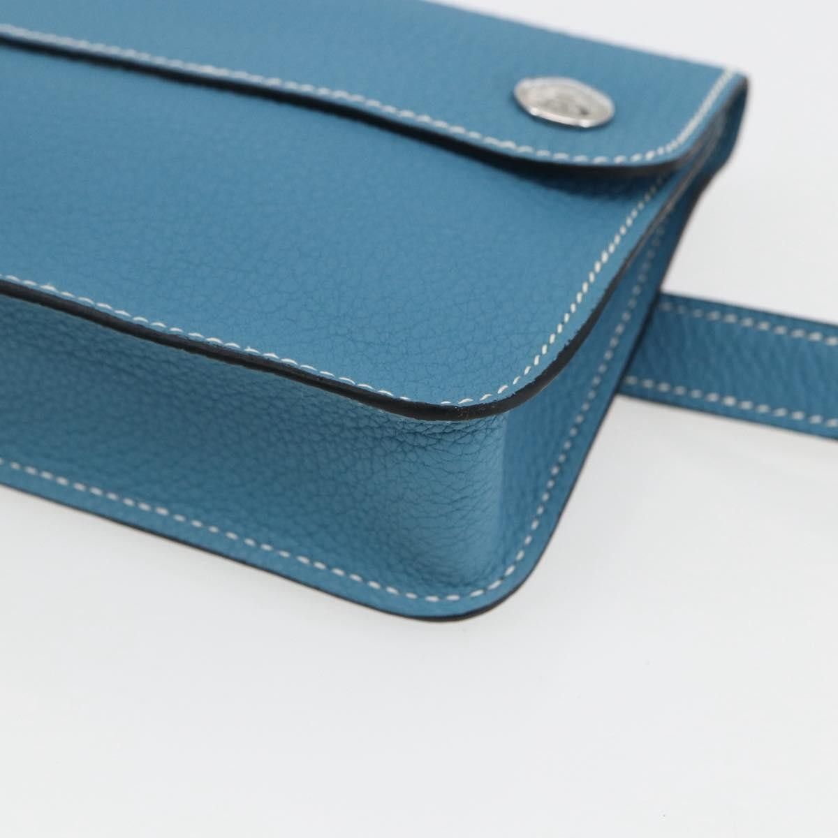 Hermes Hermes Pochette Green Waist Bag Leather Size ONE SIZE - 9 Thumbnail
