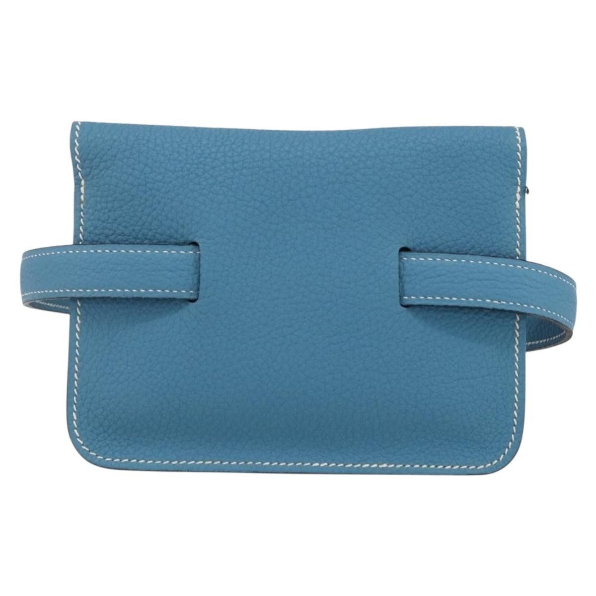 Hermes Hermes Pochette Green Waist Bag Leather Size ONE SIZE - 2 Thumbnail