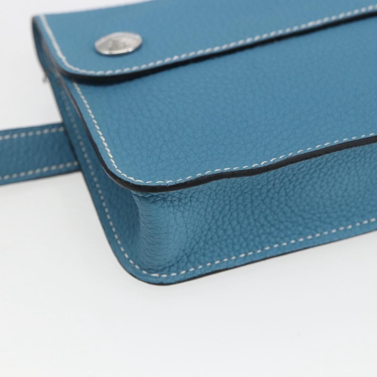 Hermes Hermes Pochette Green Waist Bag Leather Size ONE SIZE - 10 Thumbnail