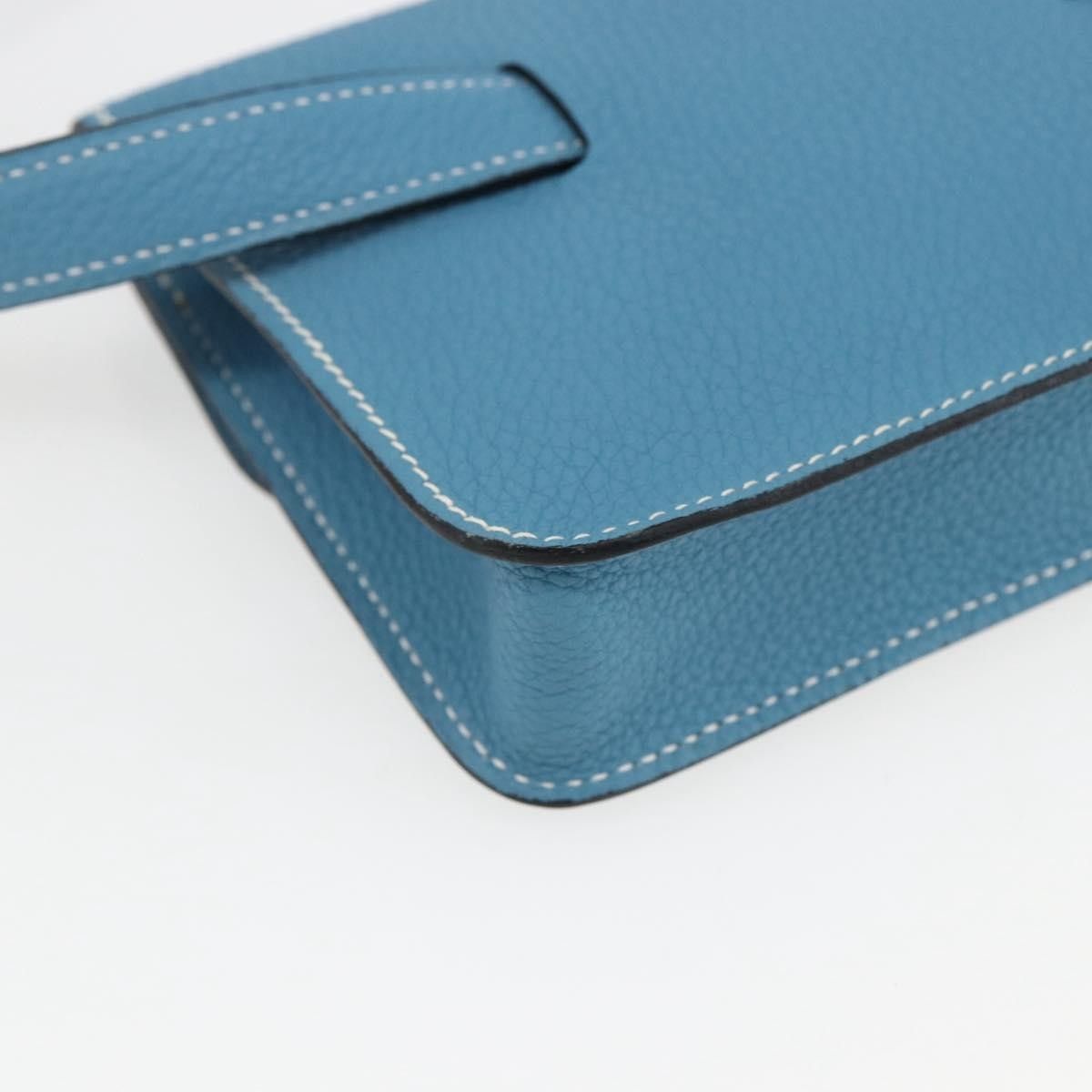 Hermes Hermes Pochette Green Waist Bag Leather Size ONE SIZE - 12 Thumbnail