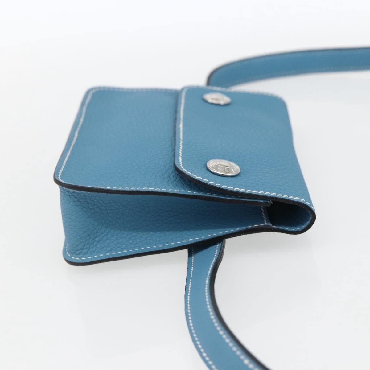 Hermes Hermes Pochette Green Waist Bag Leather Size ONE SIZE - 4 Thumbnail