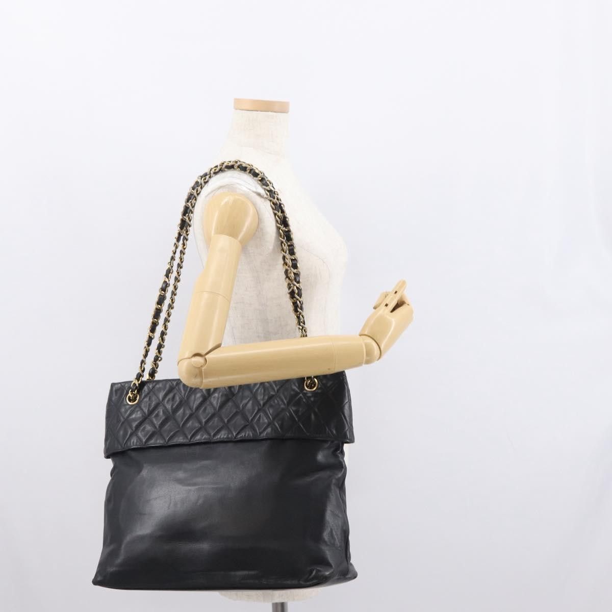 Chanel Chanel Chain Tote Leather Size ONE SIZE - 22 Thumbnail