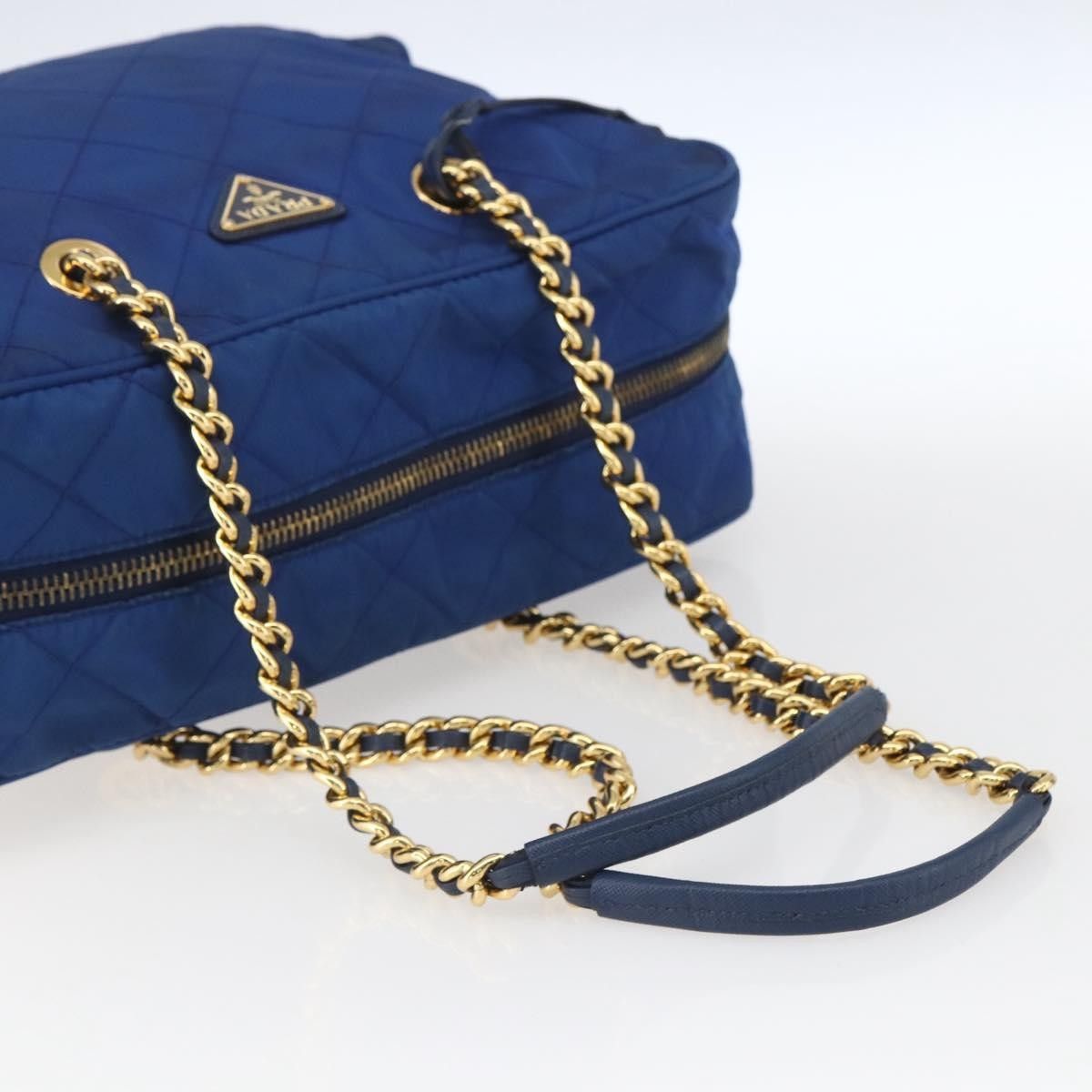 Prada Prada Chain Shoulder Bag Quilted Tessuto Size ONE SIZE - 8 Thumbnail