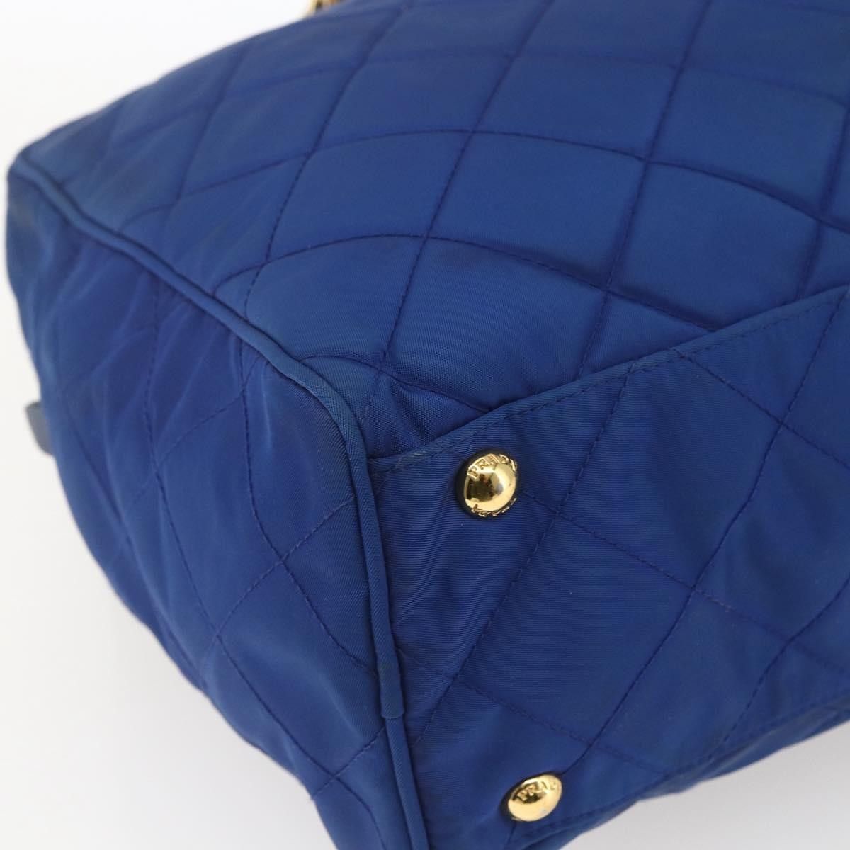 Prada Prada Chain Shoulder Bag Quilted Tessuto Size ONE SIZE - 12 Thumbnail