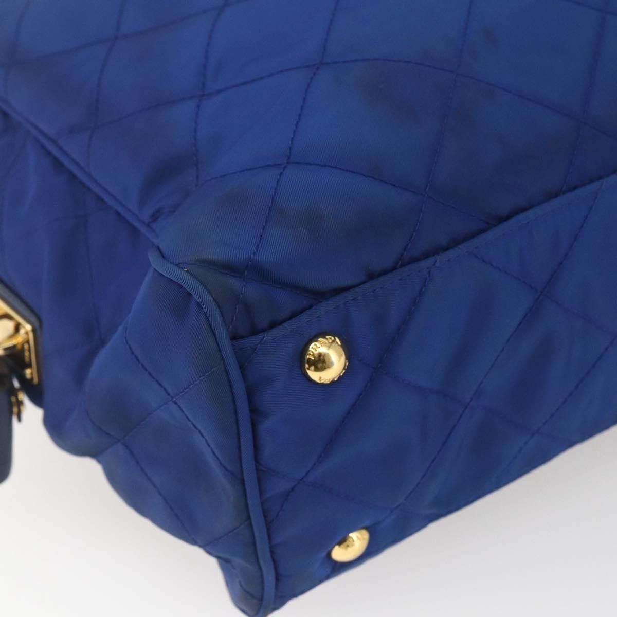 Prada Prada Chain Shoulder Bag Quilted Tessuto Size ONE SIZE - 10 Thumbnail