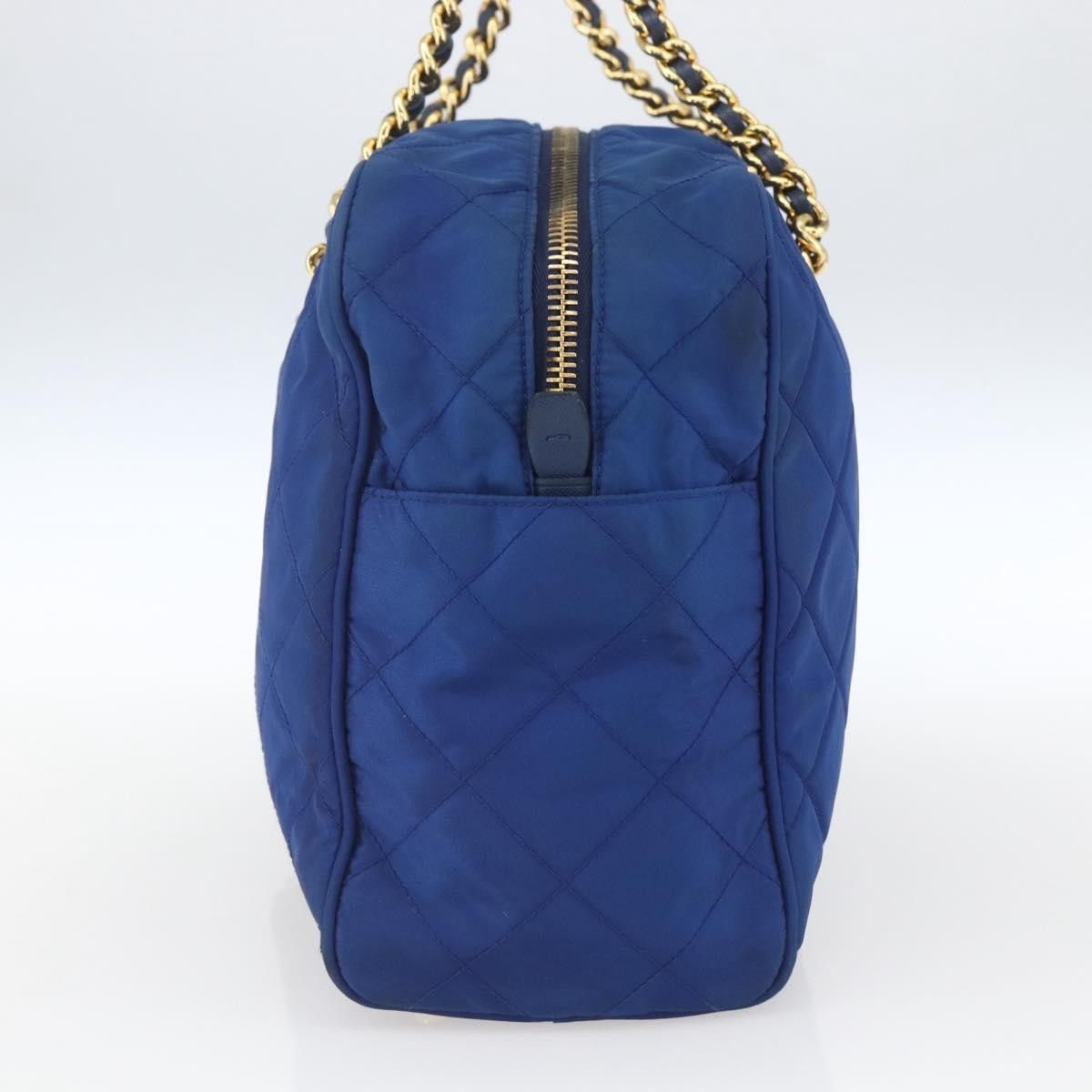 Prada Prada Chain Shoulder Bag Quilted Tessuto Size ONE SIZE - 4 Thumbnail